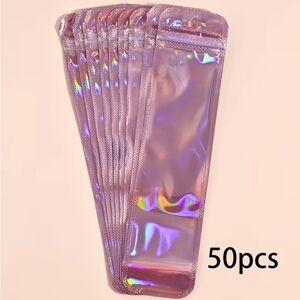 50pc. Pink Laser Reusable Bags NIB